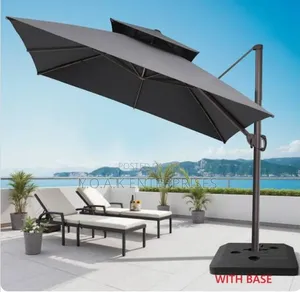 Umbrella With Steel or Plastic Base