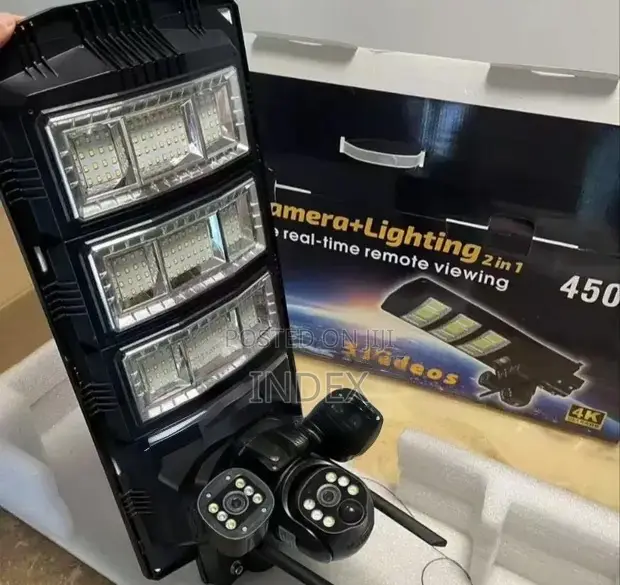 Solar Security Lights With a Camera 500 Wats