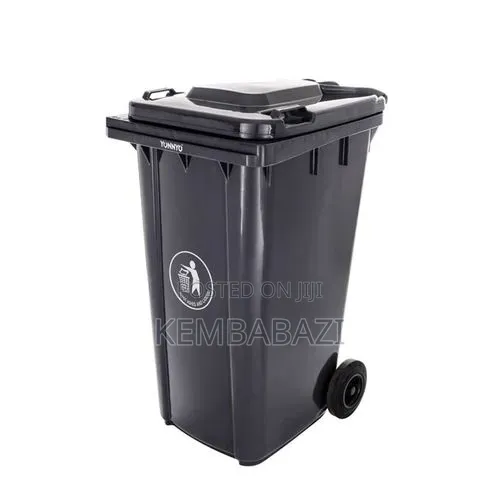 240litres Heavy-Duty Plastic Wheelie Waste Bin