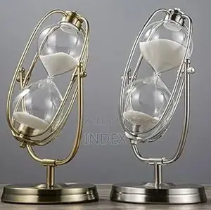 Elegant Swiveling Hourglass Timer With Antique-Style Stand