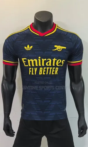 Navy Blue Arsenal Jersey Original Material Player Version New Season