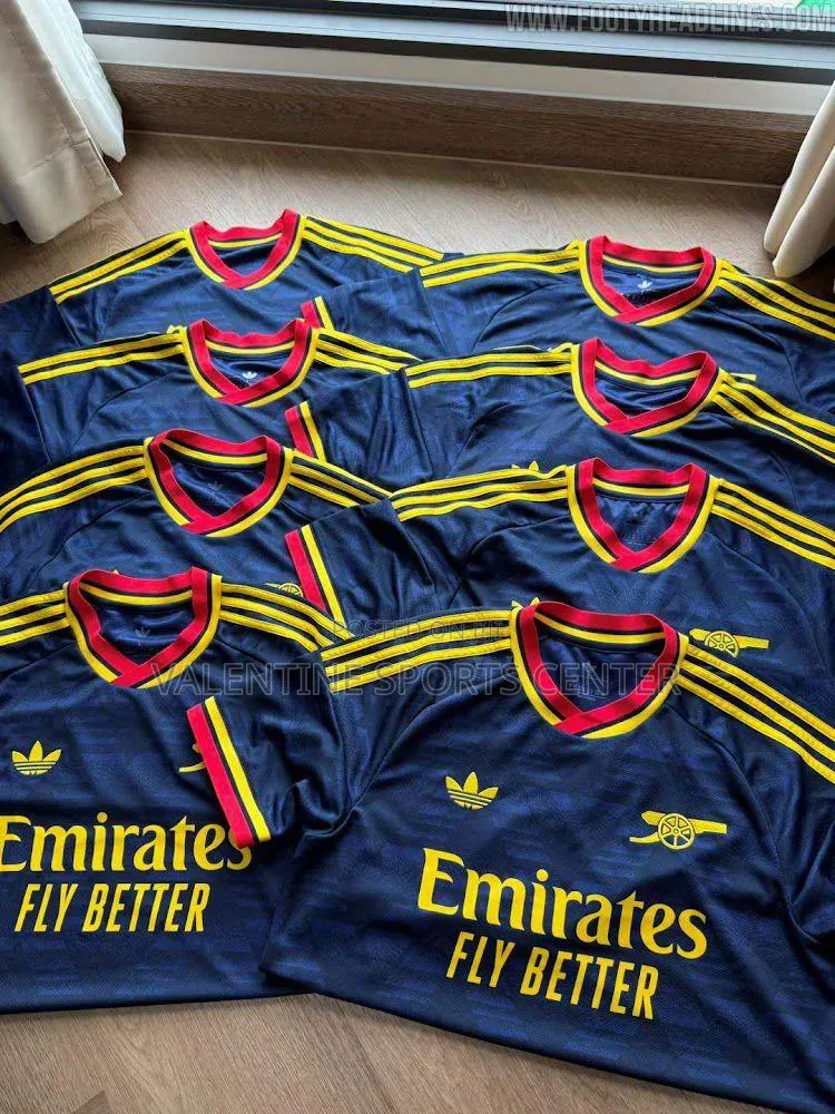 Navy Blue Arsenal Jersey Original Material Player Version New Season