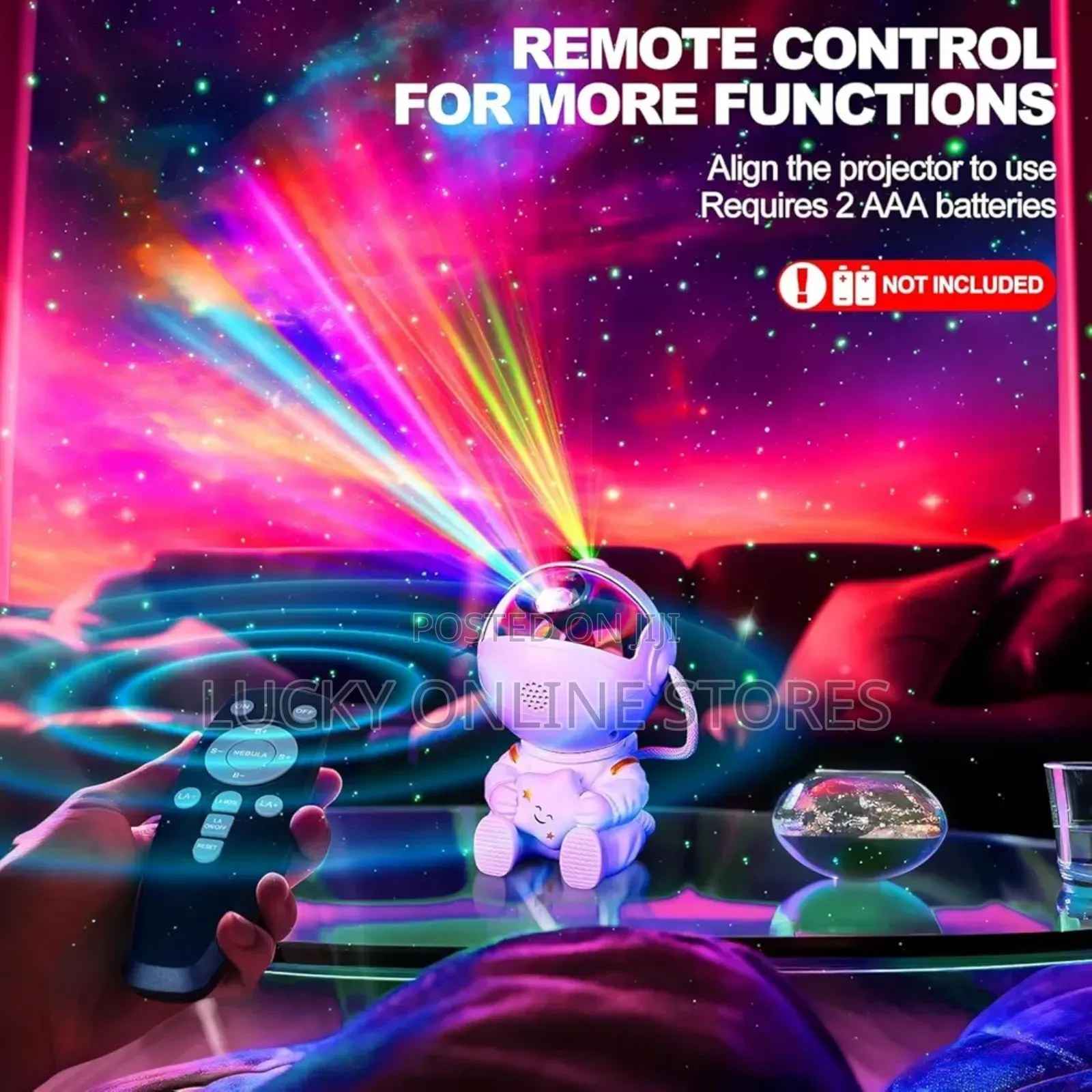 Astronaut Galaxy Star Projector