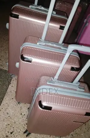 Set of 3 Hardshell Trolley Suitcases