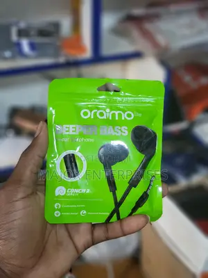 Oraimo Wired High Quality Lasting Earphones-Black./Green/White