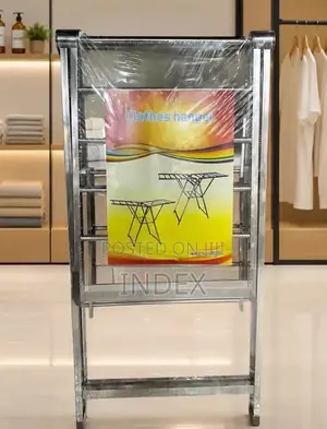 Metallic Foldable Clothes Drying Rack.