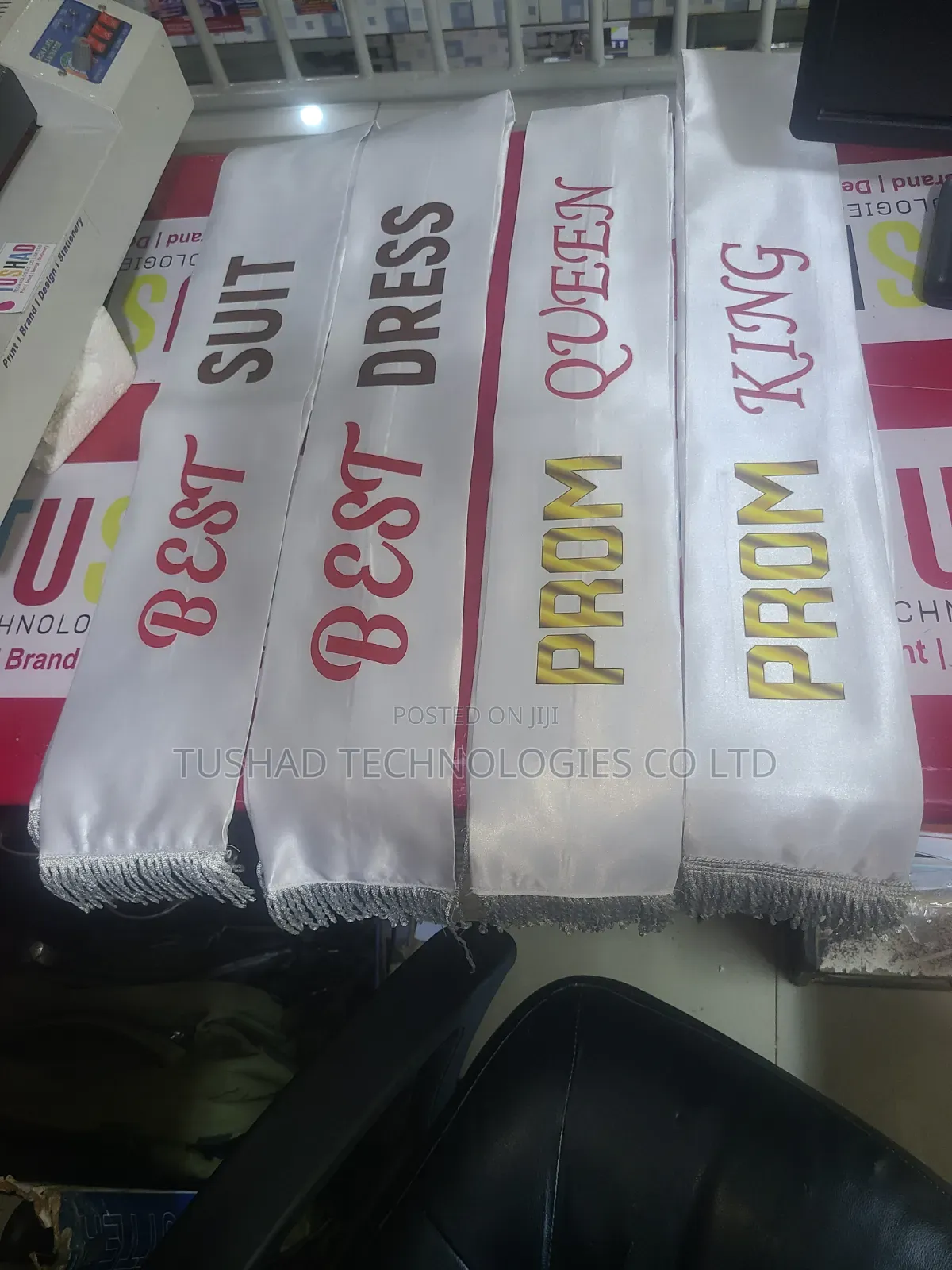Customized Sash, School Branded Sash, Graduation Prom Party Sashes