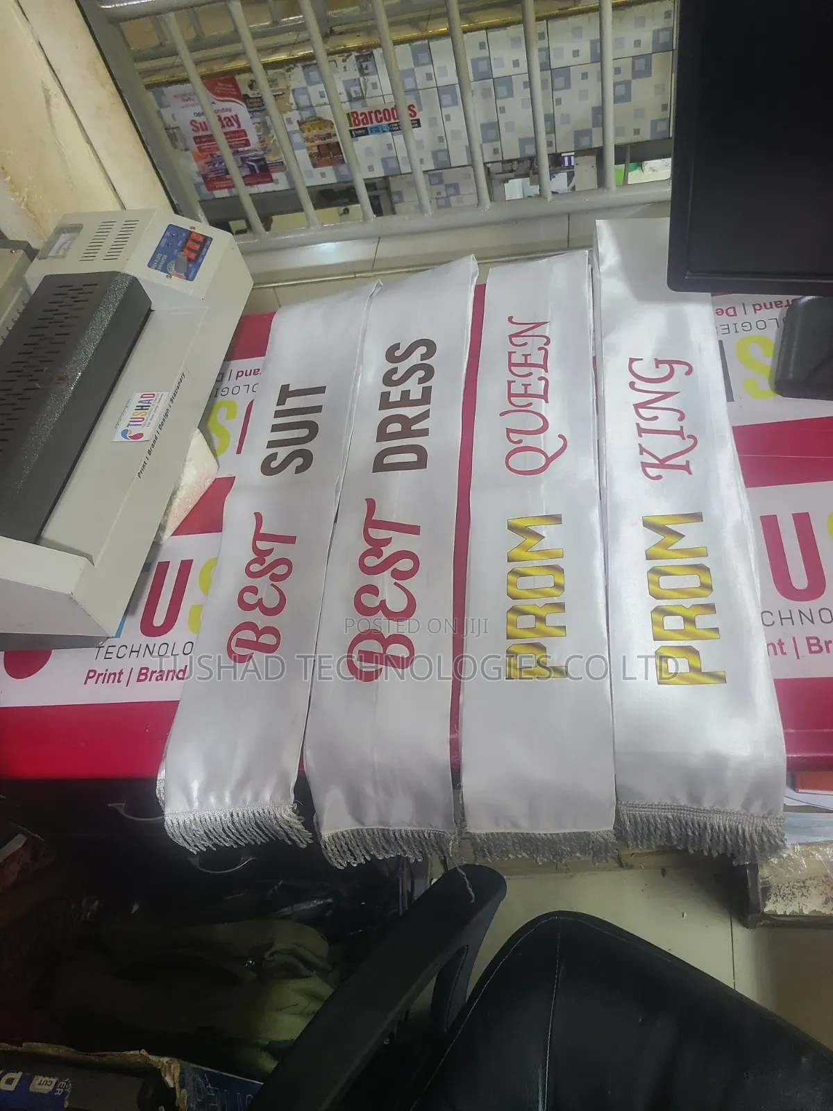 Customized Sash, School Branded Sash, Graduation Prom Party Sashes