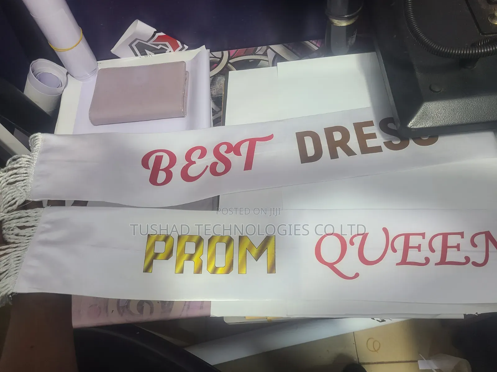 Customized Sash, School Branded Sash, Graduation Prom Party Sashes