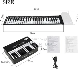 Portable Roll-Up Piano 49 Keys