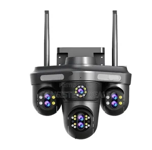 Outdoor Security Camera, Triple Lens System
