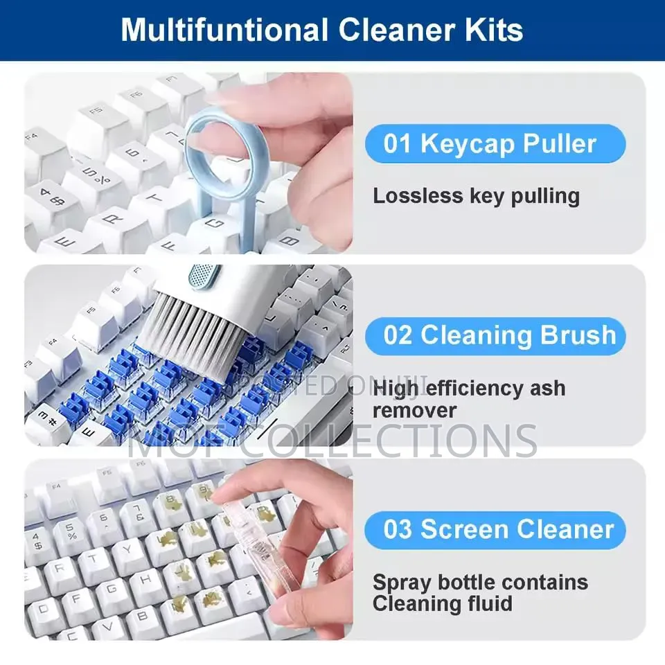 7in1 Keyboard, Laptop and Gadget Cleaner Kit
