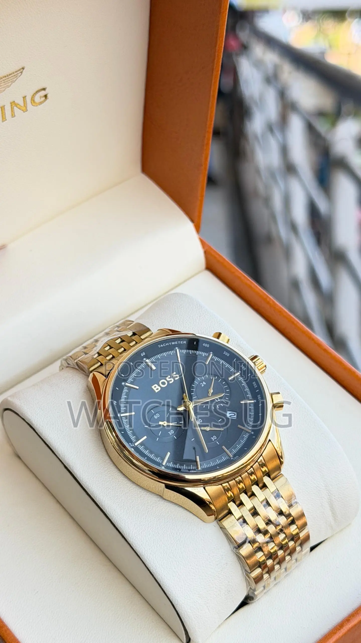 Golden Tachymeter Watch