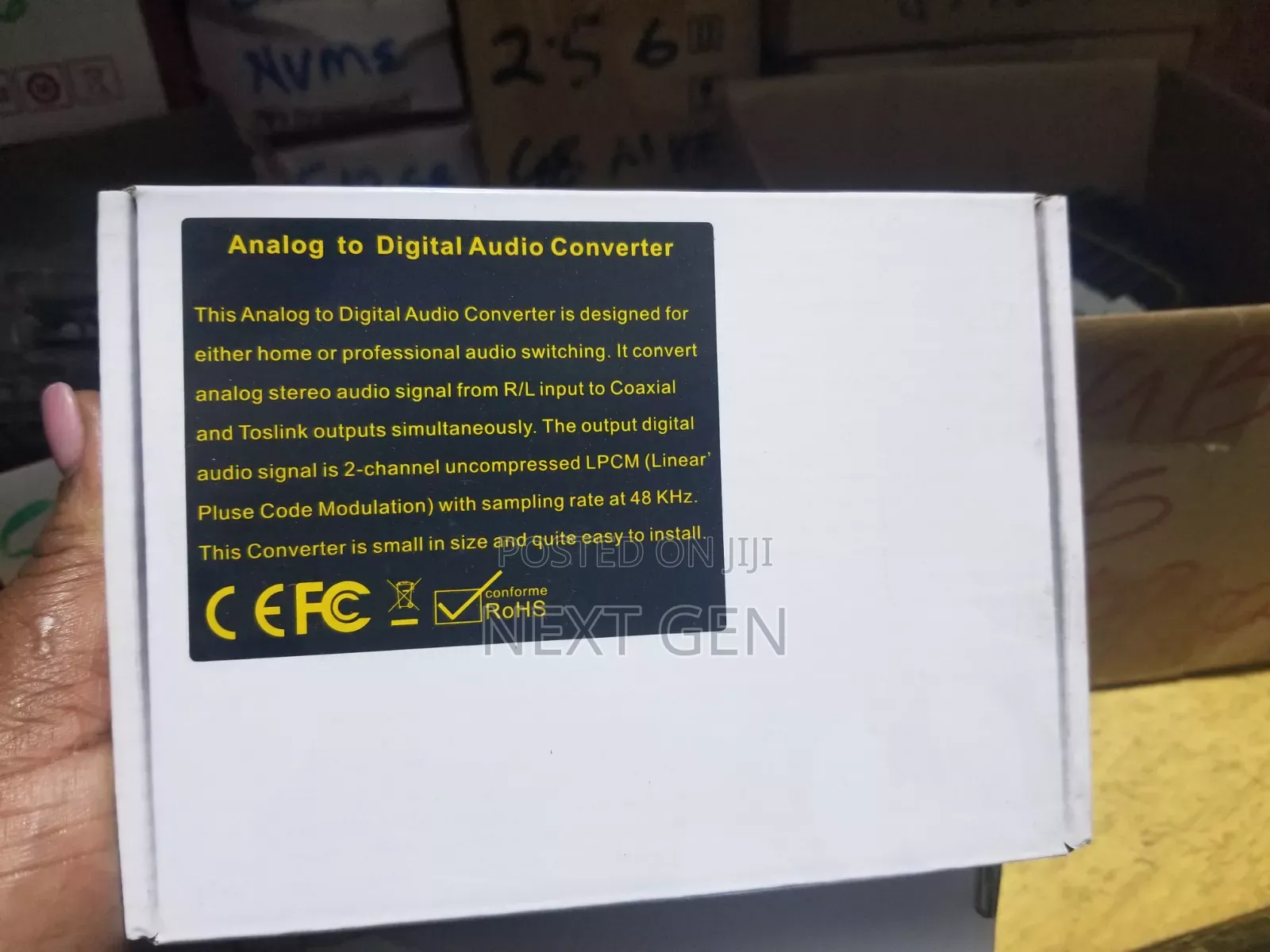 Analog To Digital Audio Converter