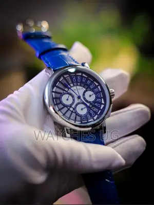 Blue Cartier Luxury Watch