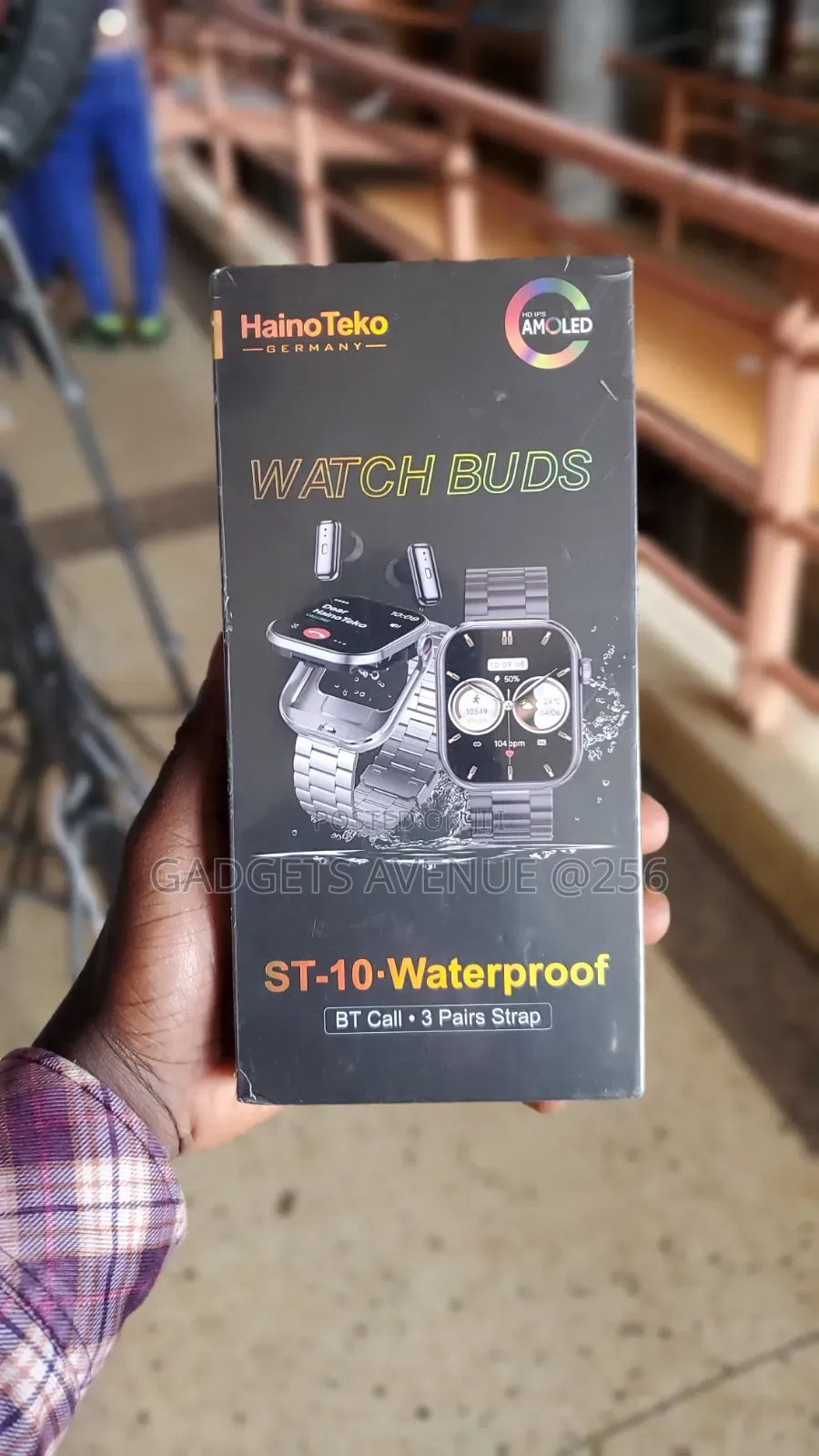 Hainoteko St-10 Smartwatch and Earbud Combo