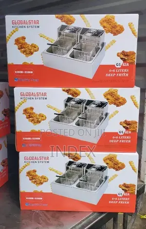 12l Globalstar Double Deep Fryer