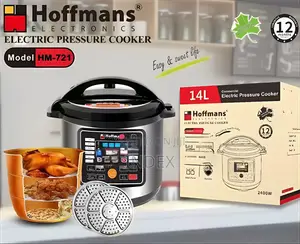 14l Hoffmans Hm-721 Electric Multifunction Pressure Cooker