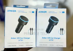 Anker 335 Car Charger 67w With Usb C Cable, 3 Ports