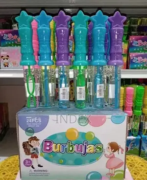 Colorful Mermaid-Themed Bubble Wands