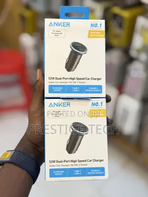 Anker 323 Car Charger 52.5w, Cigarette Lighter Charger