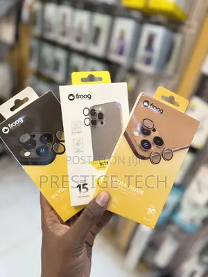 Froog Ultra Pure Camera Lens Protector for 17 Pro Max, 16, 15, 14, 13