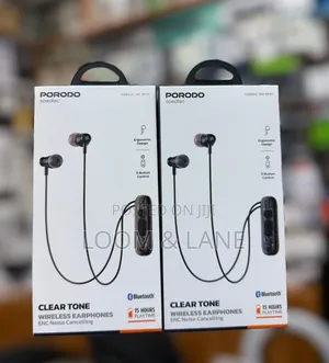 Porodo Soundtec Clear Tone Wireless Neckband Earphones