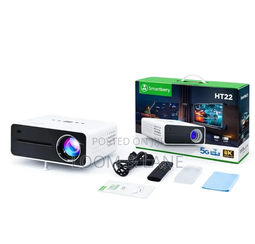 Smartberry Ht22 Ultra Hd Smart Android Projector With 5g Wifi.