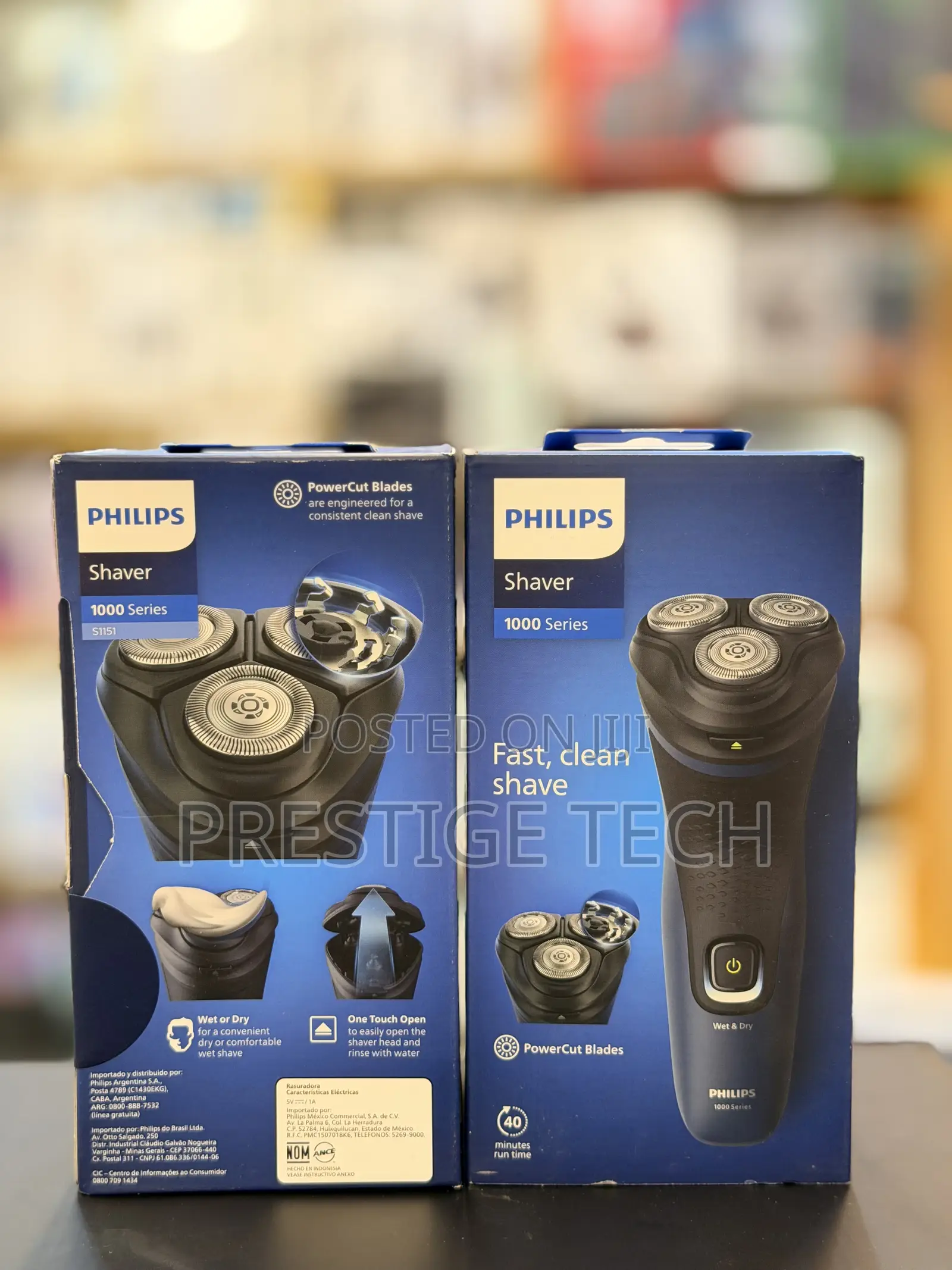 Philips Shaver 1000 Series Body Trimmer, Wet Dry, 3d Floating Heads