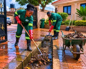Gutters and Drainage Cleaning