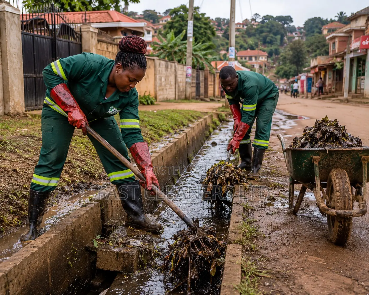 Gutters and Drainage Cleaning