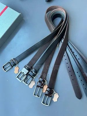 Men's Textured Leather Belts