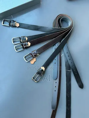 Men's Textured Leather Belts