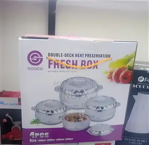 Gogco 4-Piece Double-Deck Heat Preservation Fresh Box Set.