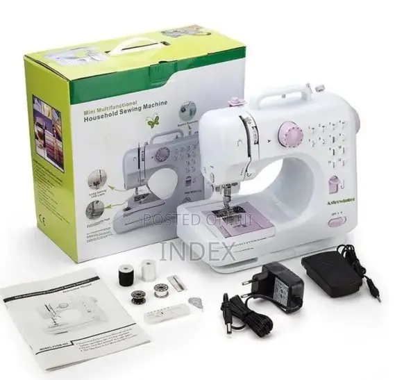 Goel Sm-505a Mini Multifunctional Household Sewing Machine.