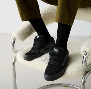 Black Vans Knu Skool Suede Sneakers