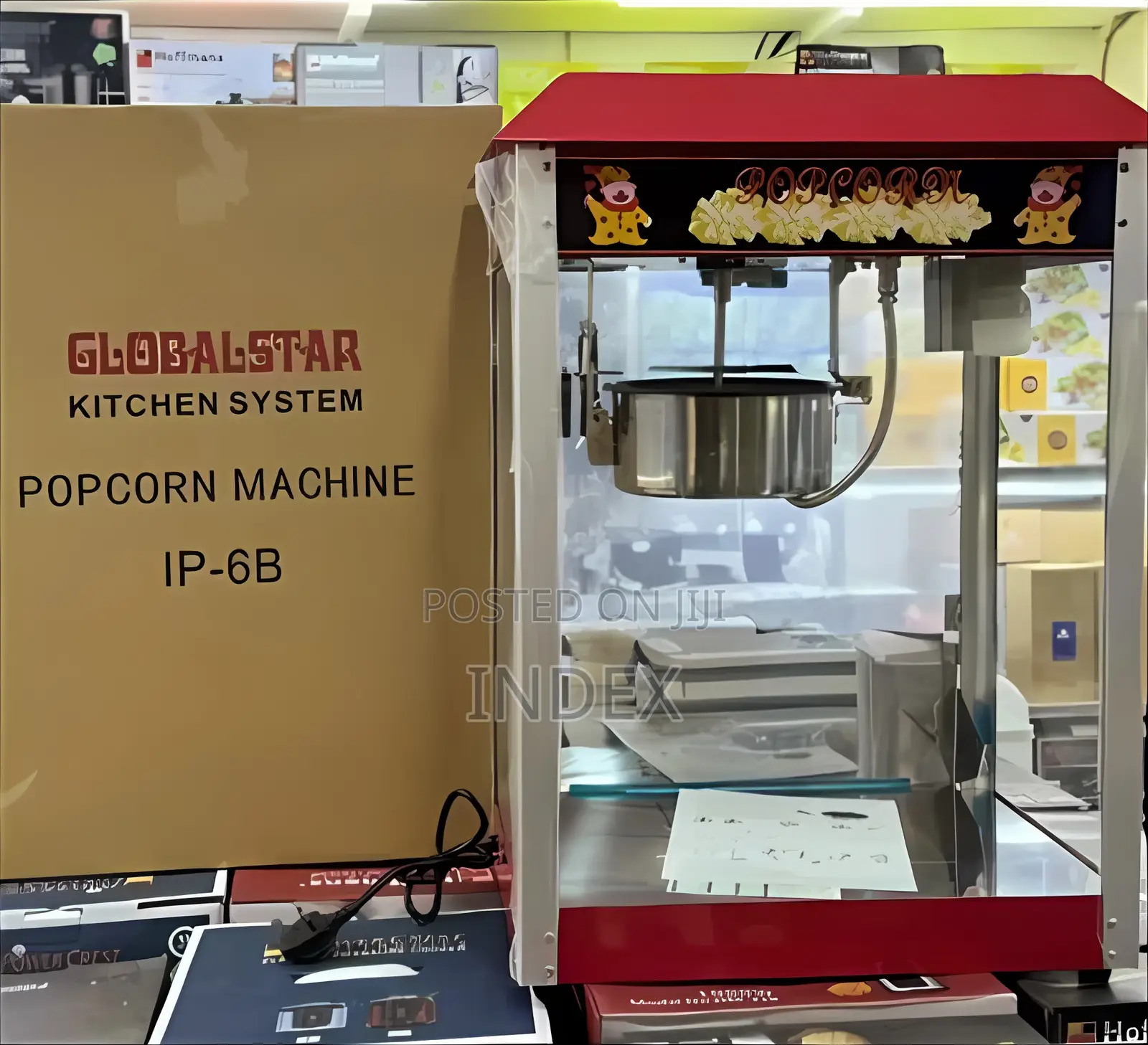 Globalstar Ip-6b Commercial Popcorn Machine.
