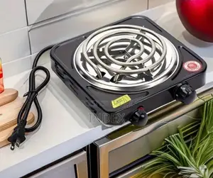 Portable Single-Coil Electric Hot Plate or Stove.