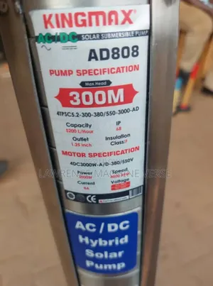 Submersible Solar Water Pump 300 Meters