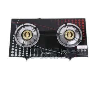 Stainless Steel Two Burner Gas Stove, Low Gas Consumption
