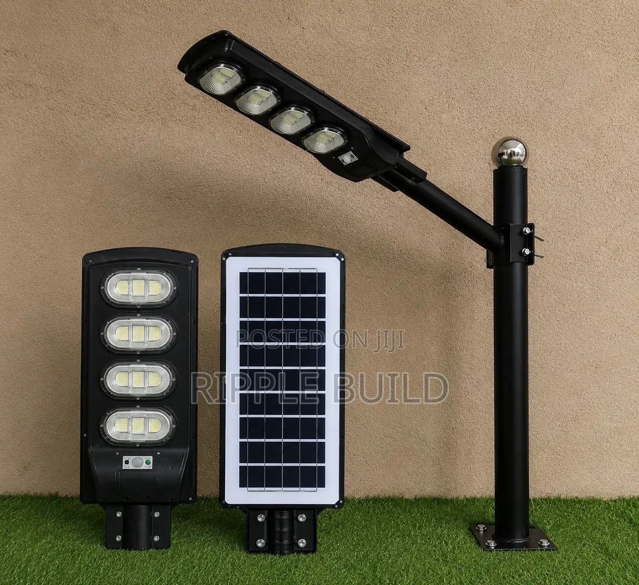 200w Solar Street Light With Lithium Battery Remote Control