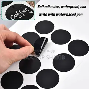 24pcs Blank Round Sticky Label Stickers
