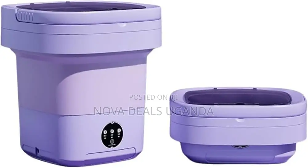 Mini Portable Folding Washing Machine With Spin Dryer For Laundry