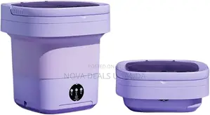 Mini Portable Folding Washing Machine With Spin Dryer For Laundry
