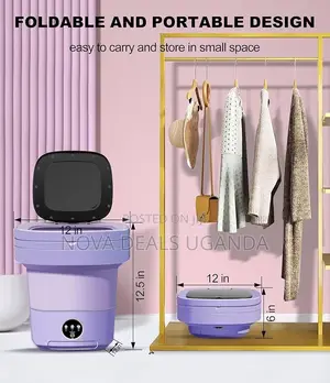 Mini Portable Folding Washing Machine With Spin Dryer For Laundry