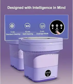 Mini Portable Folding Washing Machine With Spin Dryer For Laundry