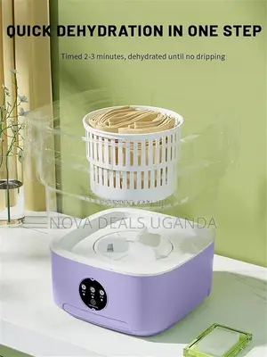 Mini Portable Folding Washing Machine With Spin Dryer For Laundry