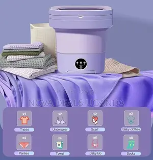 Mini Portable Folding Washing Machine With Spin Dryer For Laundry