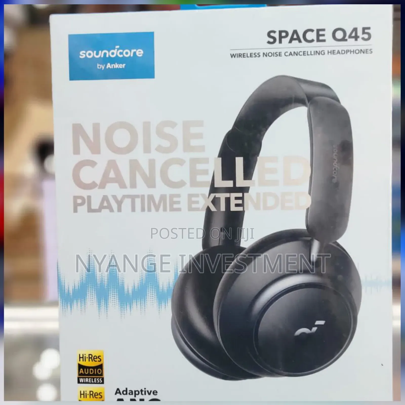 Anker Soundcore Space Q45 Wireless Noise Cancelling Headphones.