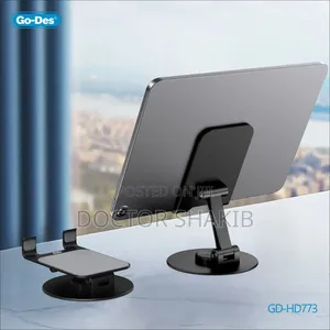 Go-Des 360° Rotary Metal Base Table Stand